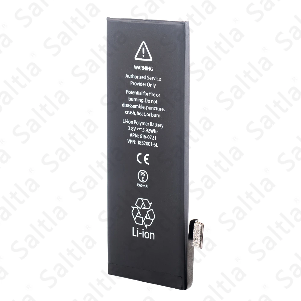 100% оригинальная Saltla батарея для iPhone 5S реальная емкость 1560mAh Новая 5C5S запасная