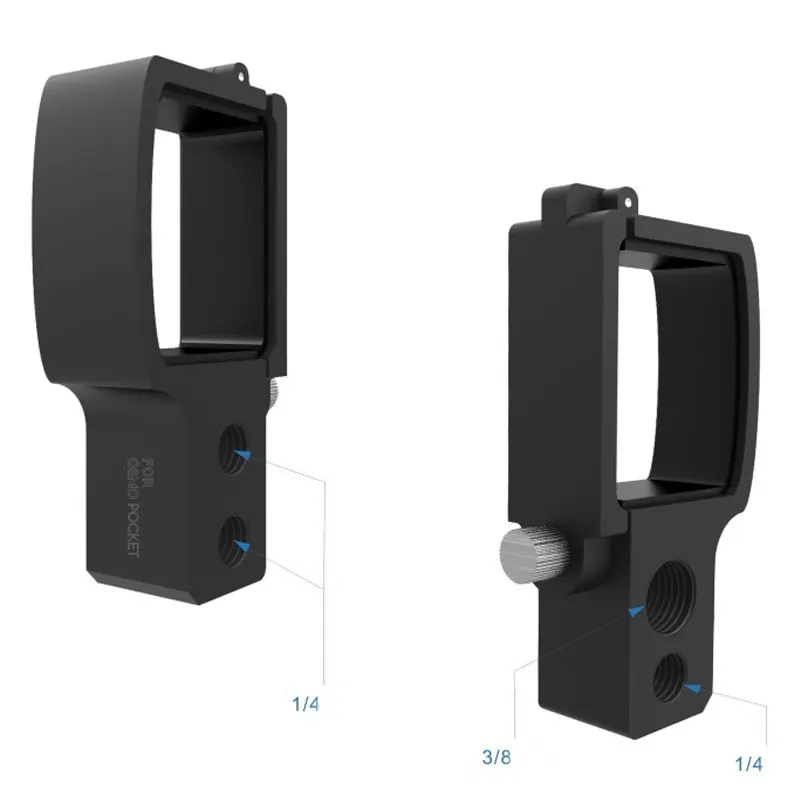 Модуль расширения для Osmo Pocket Cnc авиационный алюминиевый адаптер аксессуары 1/4 3/8