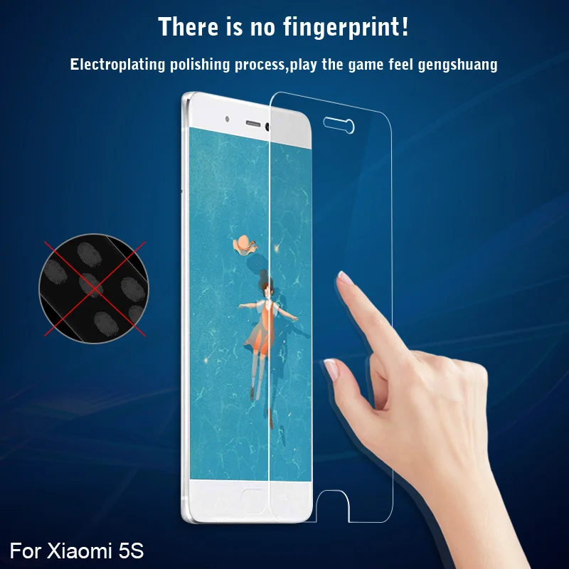 5 15 дюйма для Xiaomi Mi 5S Переднее стекло Защитная пленка экрана Замена 0 'для 4S M4i 4C