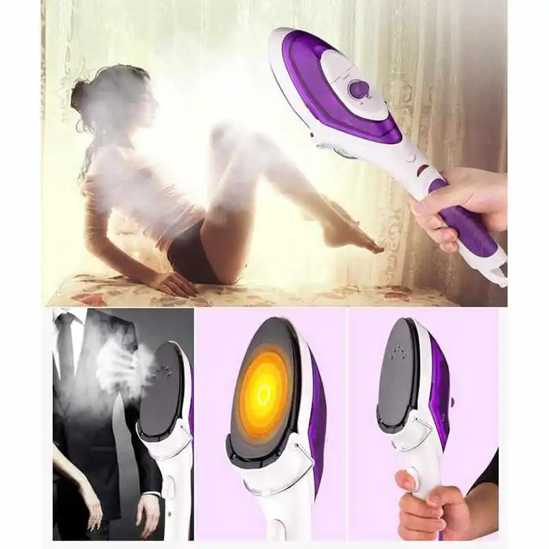 ЕС вилка портативный ручной отпариватель одежды для дома путешествия