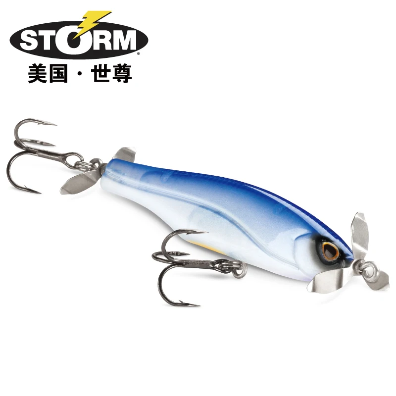 Storm ARASHI SPINBAIT Asb08 рыболовная приманка 8 см 9 г пропеллер трембл медленно тонущий