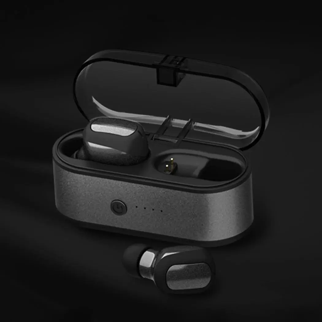 Бинауральные мини беспроводные наушники вкладыши Спортивная bluetooth гарнитура 5 0