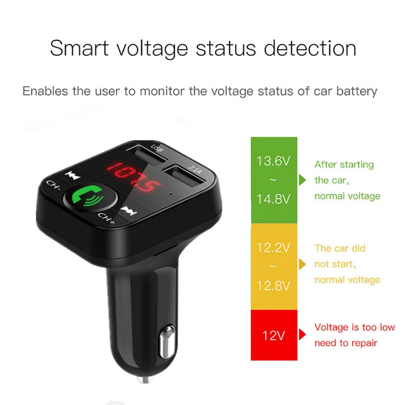 Bluetooth FM передатчик беспроводной громкой связи автомобильный комплект стерео Mp3