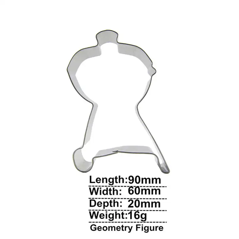 2 шт. Фигурки геометрии Пресс для печенья и печенье Машина для тиснения Выпечка из нержавеющей стали Формы для выпечки Торт Декорирование Инструменты.