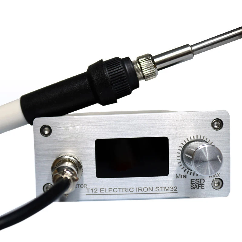 T12 STM32 OLED паяльная станция панель с ЧПУ 93x42x130 мм 907 ручкой T-12K паяльником |