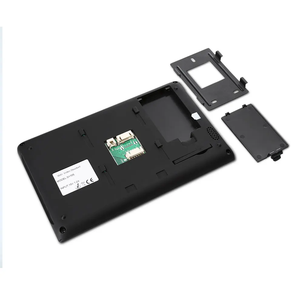 ACCEWIT SY705BA11 7 дюймов проводной Wi-Fi дверной звонок видео телефон домофон система