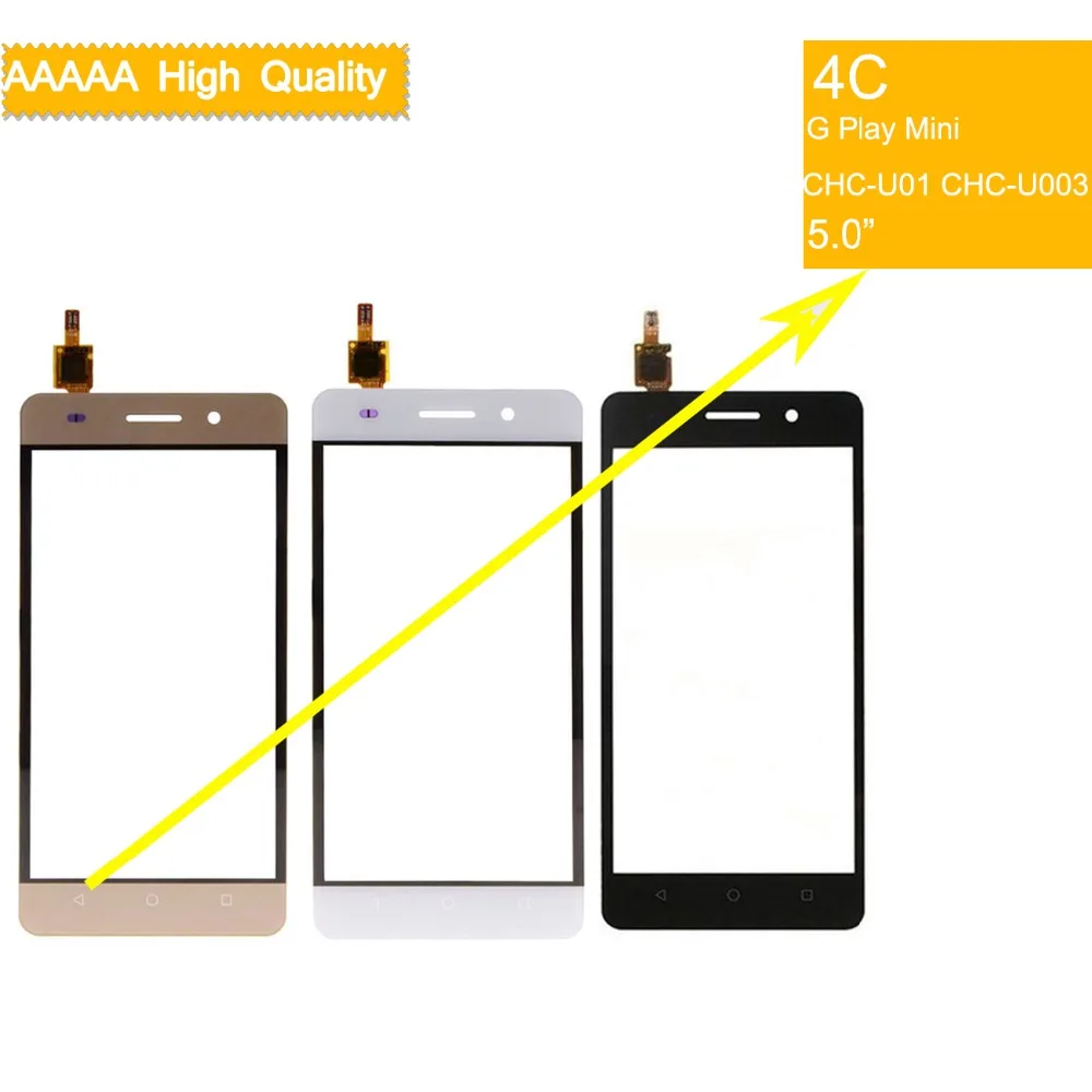 10 шт./лот для Huawei Honor 4C Touch G Play Mini CHC-U01 сенсорная панель сенсорного экрана сенсорное