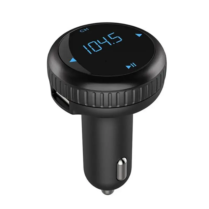LCD беспроводной Bluetooth fm передатчик автомобильное зарядное устройство MP3