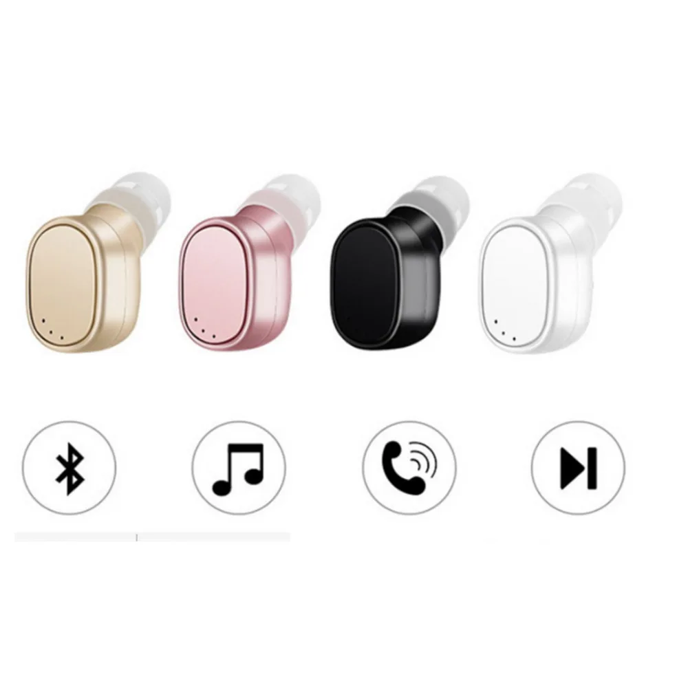 Kebidu Беспроводная bluetooth гарнитура мини наушники портативные USB магнитные для