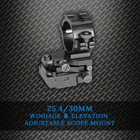 hunting adjustable picatinny rail mounts for scopes weaver 21mm airsoft m4 scope mount rings 30mm drop shipping windage mount