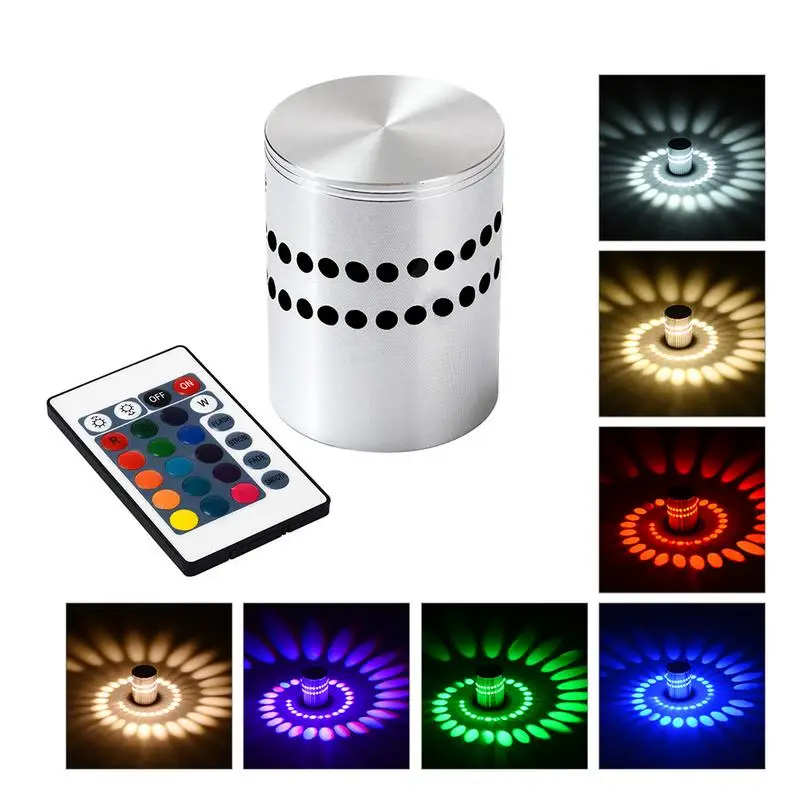 Алюминиевый светодиодный инновационный настенный светильник 3 Вт пористый