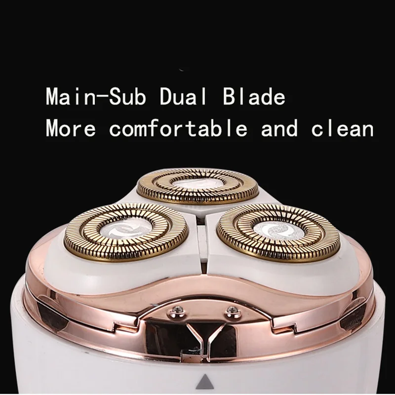 Электробритва Kemei для мужчин и женщин перезаряжаемая Водонепроницаемая машинка