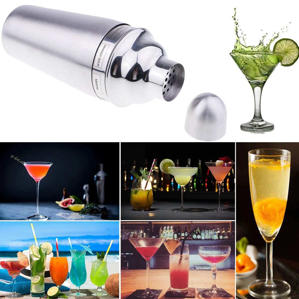 750 мл Нержавеющая сталь шейкер Смеситель вина для напитков бармен пить вечерние