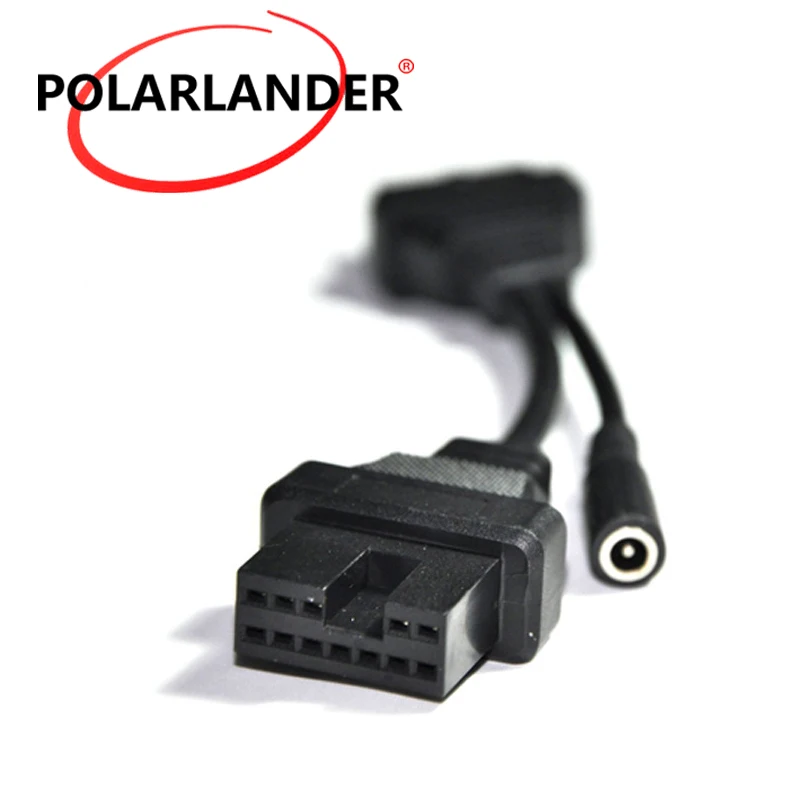 Автомобильный диагностический разъем для Mitsubishi от 12pin до 16Pin OBD2 Кабель адаптер