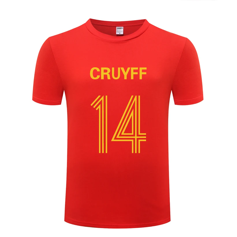 Мужская футболка JOHAN CRUYFF хлопковая Повседневная с круглым вырезом и коротким