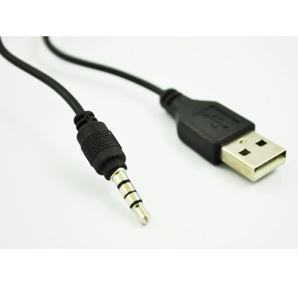 Черный USB Тип до 3 5 мм разъем кабель для передачи данных и аудио MP3 Mp4|Кабели HDMI| |