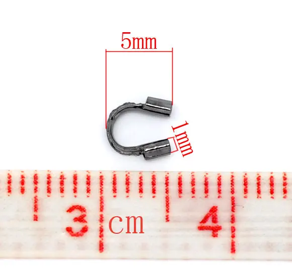 DoreenBeads 200 Gunmetal Проводные защитные провода 5x5 мм (B10050) yiwu | Украшения и аксессуары