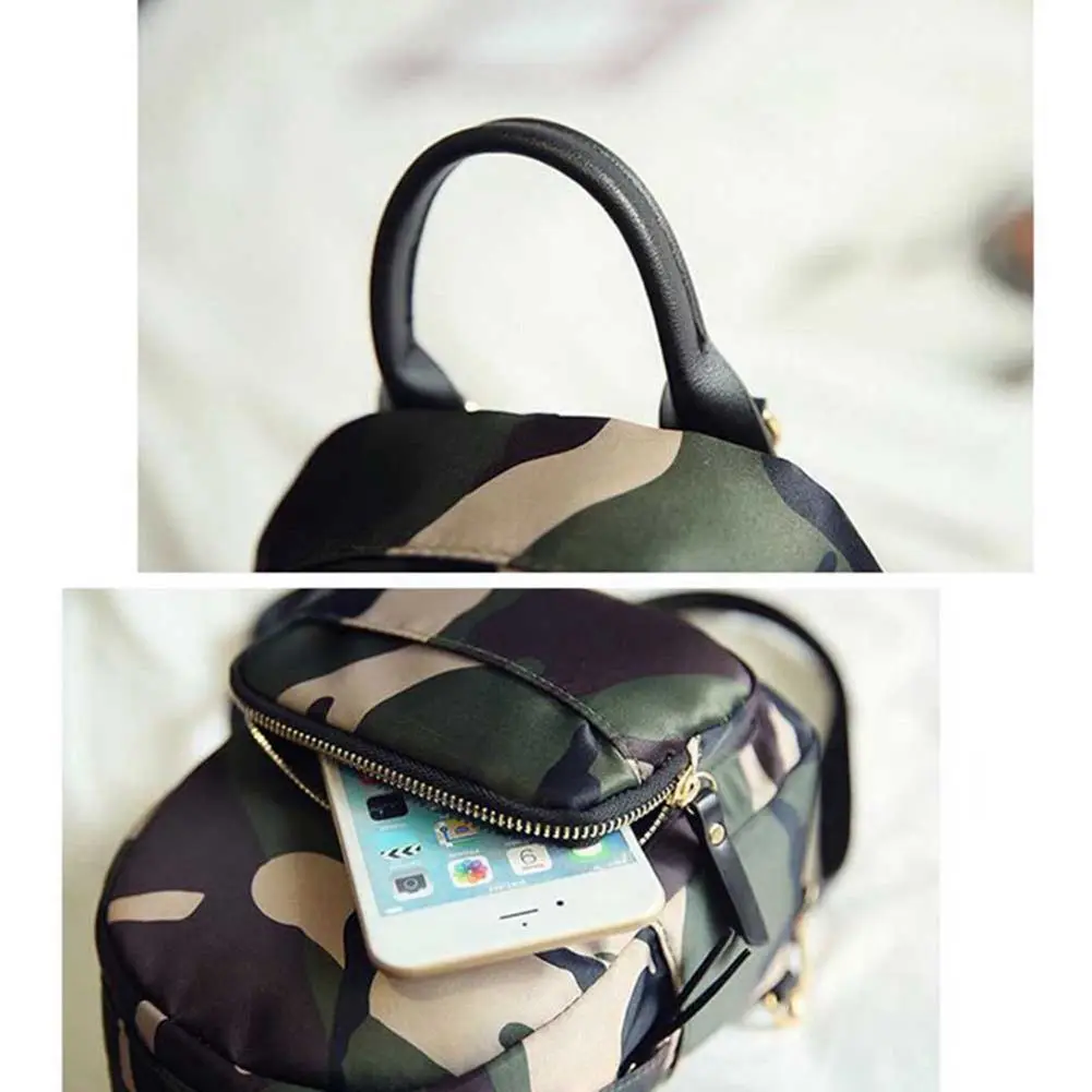 FGGS Women Backpack Nylon Shoulder School Travel Bag Small Casual backpack(Camouflage) | Багаж и сумки
