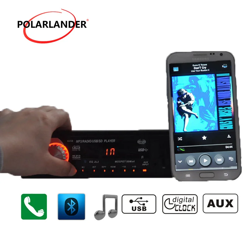 Автомагнитола автомобильные ленты автомобильный радиоплеер bluetooth 1 din MP3 аудио