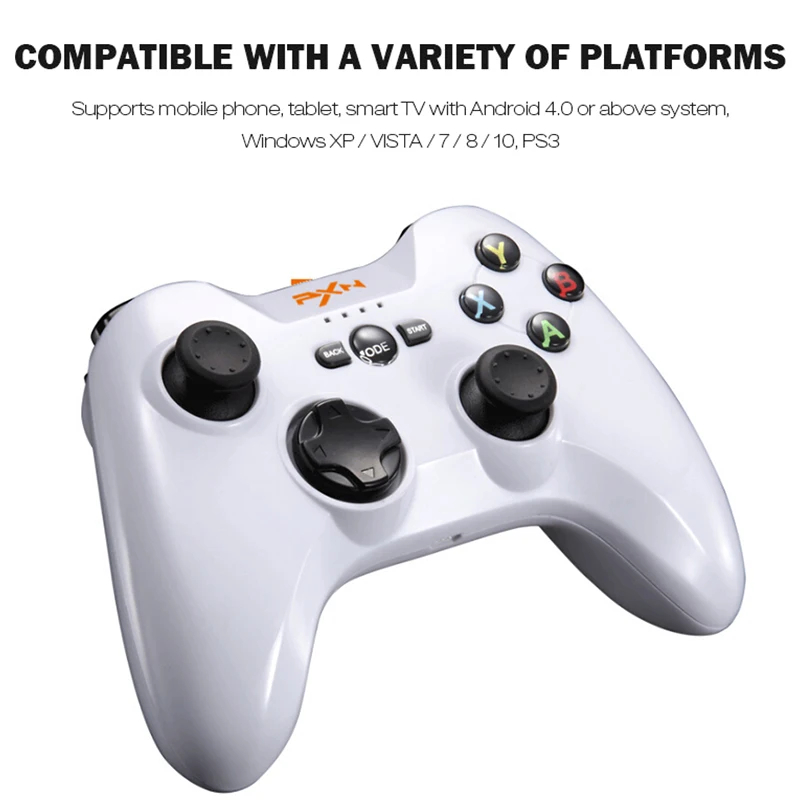 Pxn 9603 2 4G беспроводной игровой контроллер Двойной вибрационный джойстик для