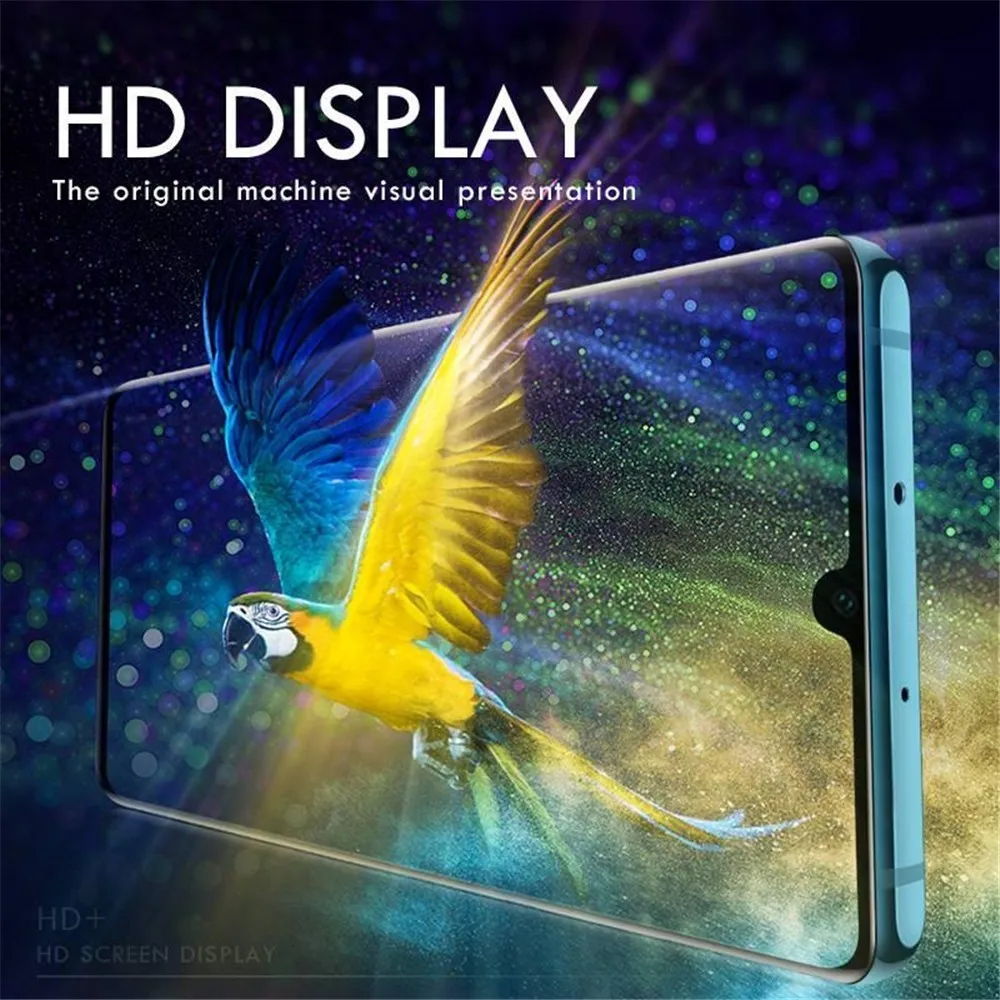 Изогнутая Гидрогелевая пленка 1D с полным покрытием для Huawei P 20 30 P30Pro Mate Lite Smart Plus