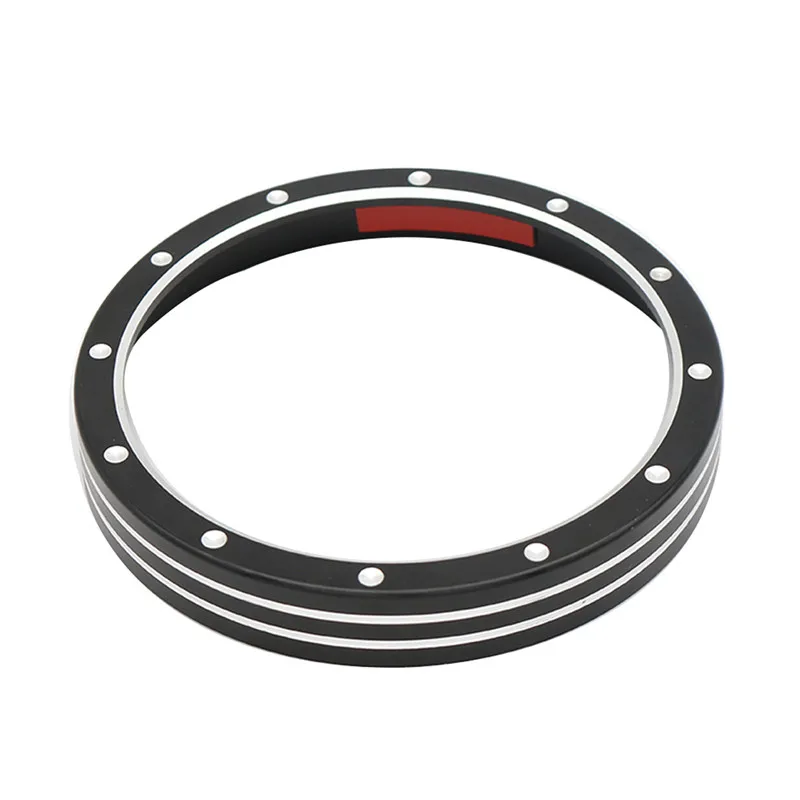 Заготовка Bagger Gauge Спидометр отделка ободок кольцо черный алюминий для Harley 883 1200 Dyna