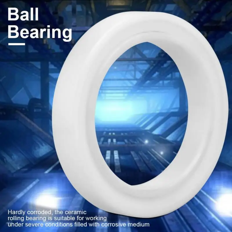 Шарикоподшипник ZrO2 из циркония герметичный керамический подшипник белого цвета