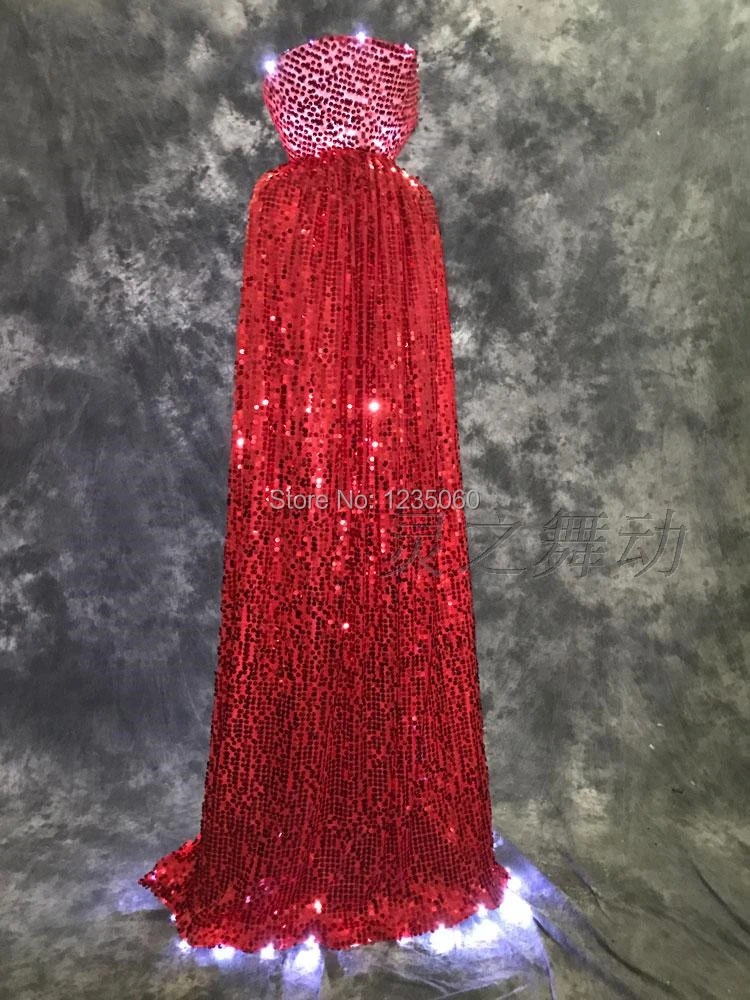 Free shipping high quality LED luminous clothing cloak bar night shop stage props lady Crown Tiara | Дом и сад