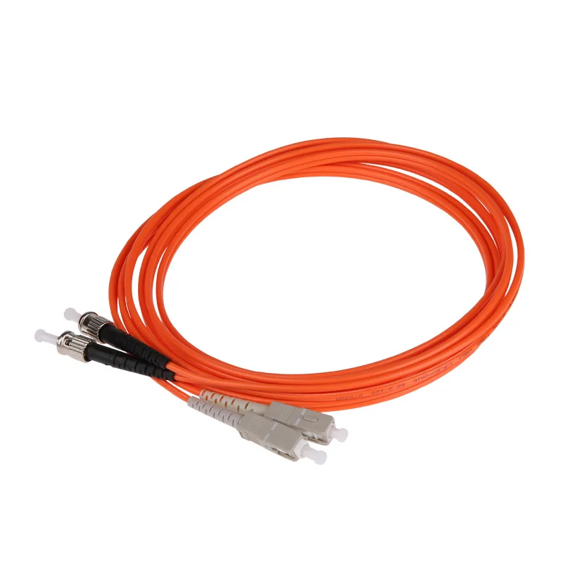 50 pair Fiber Optic patch cord SC ST PC UPC Multimode Duplex mm OM1 62.5/125 1 3 5 10 20 100m meters Ftth Wholesale custom made