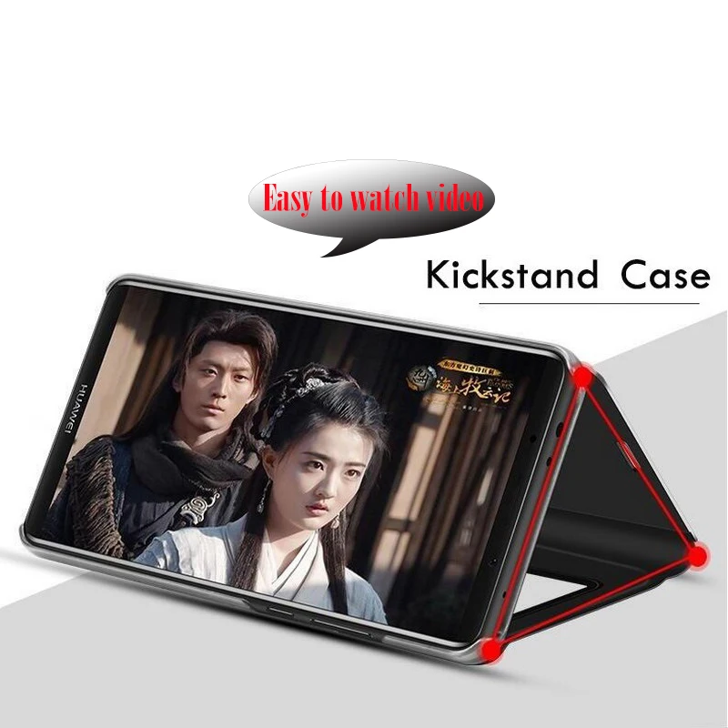 Роскошное умное зеркало флип чехол для samsung Note 9 8 J5 J7 J8 A5 A6 A7 2017 A8 A9 2018 Galaxy S9 S8 S7 S6 Edge