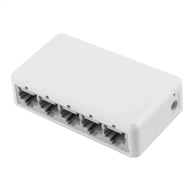 5 Порты и разъёмы гигабитный коммутатор 10 100 Мбит/с RJ45 LAN Ethernet Настольный сетевой