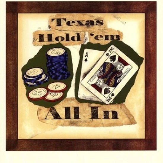 Hold 'em I постер печать Дженнифер голдбергер (13x19)|Таблички и знаки| |