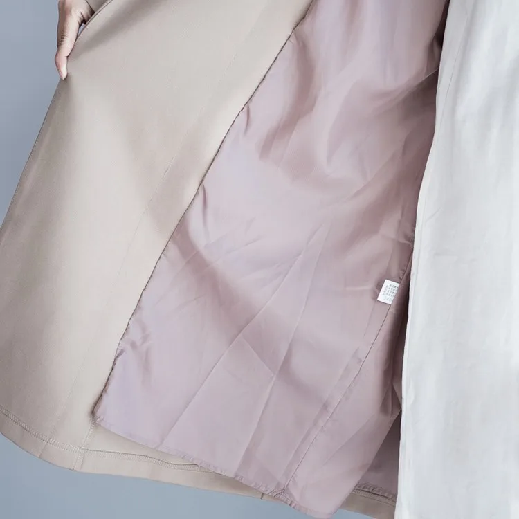 CHICEVER Spring Trench Coat For Women Loose Windbreaker Lapel Long Sleeve Button Pockets Slim Female 2019 Fashion New | Женская одежда