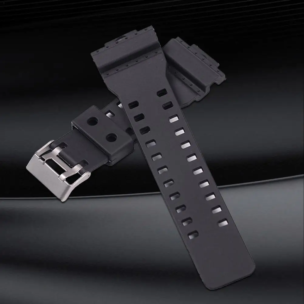 Матовый силиконовый резиновый ремешок для часов 22 мм Замена CASIO G Shock Пряжка из
