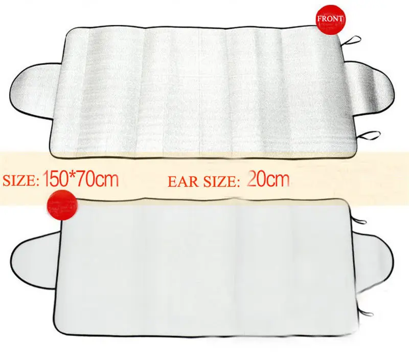 147*70 см чехол для ветрового стекла автомобиля Защита от солнца мороза льда снега - Фото №1