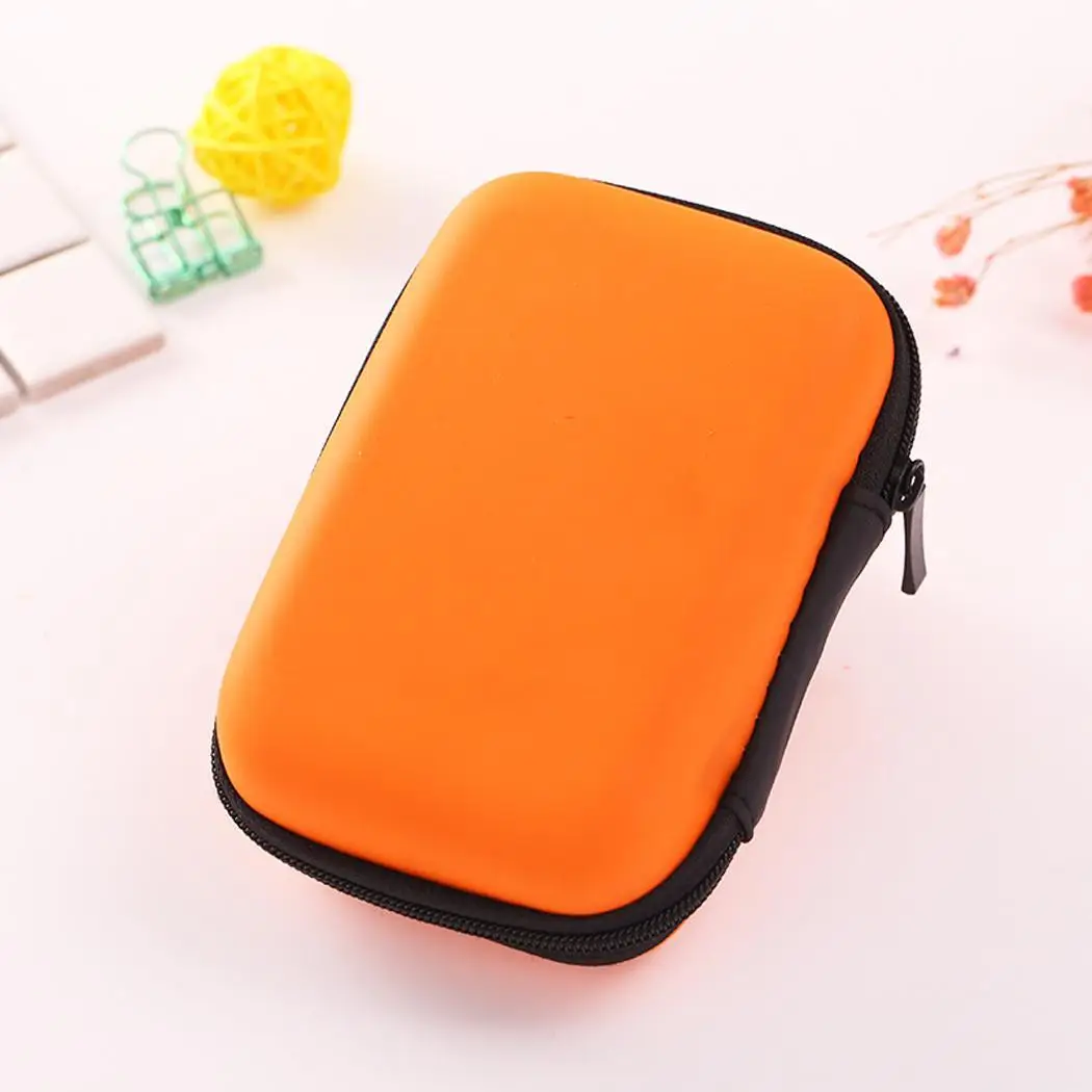 EVA кабель для наушников SD карты наушники на молнии сумка хранения твердый USB чехол