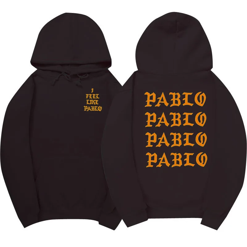 I Feel Like West sweat homme толстовки мужские хип хоп уличные Пабло худи Бесплатная доставка