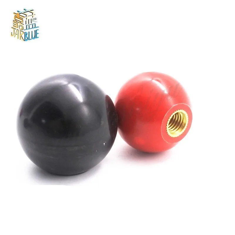aliexpress.com - 2pcs Black or Red Plastic M4/M5/M6/M8/M10/M12 M14/M16 Thread Ball Shaped Head Clamping Nuts Knob