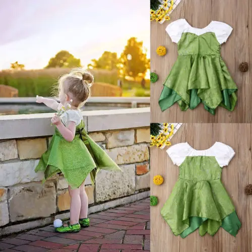 Princess Wedding Party Birthday Dress Baby Girl Kids Shiny Stage Dresses | Детская одежда и обувь