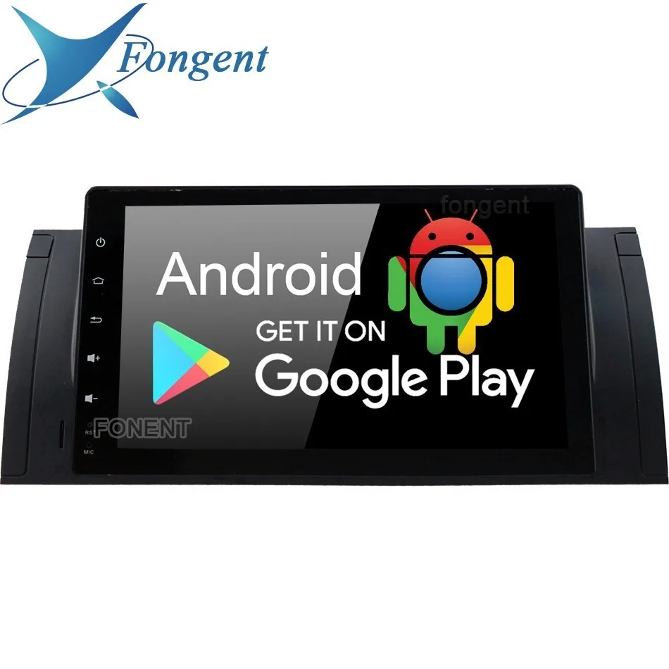 Автомобильный мультимедийный DVD плеер с 9 &quotIPS экраном Android 0 PX6 для BMW 5 Series X5 E53 E39 M5