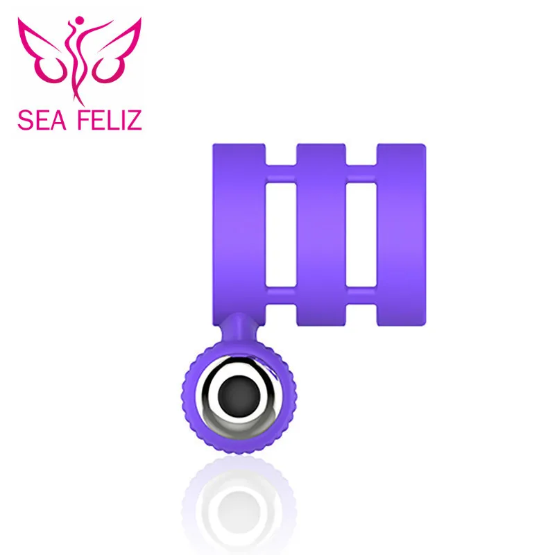 SEAFELIZ Силиконовое вибрационное кольцо для члена секс игрушки пар пениса
