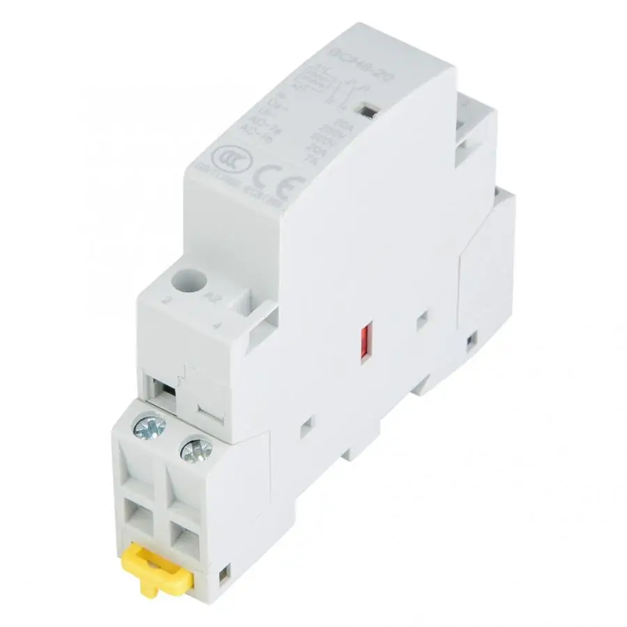 2P 20A 2NO 24V 220V/230V 50/60Hz AC контактор для дома DIN Rail Mount бытовой модульный переменного