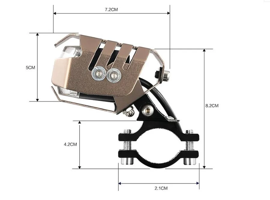 DC 12-80V Black Shell Motorcycle LED Driving Strobe Blinking Spotlight Street Moto Fog Spot Head Light Lamp | Автомобили и