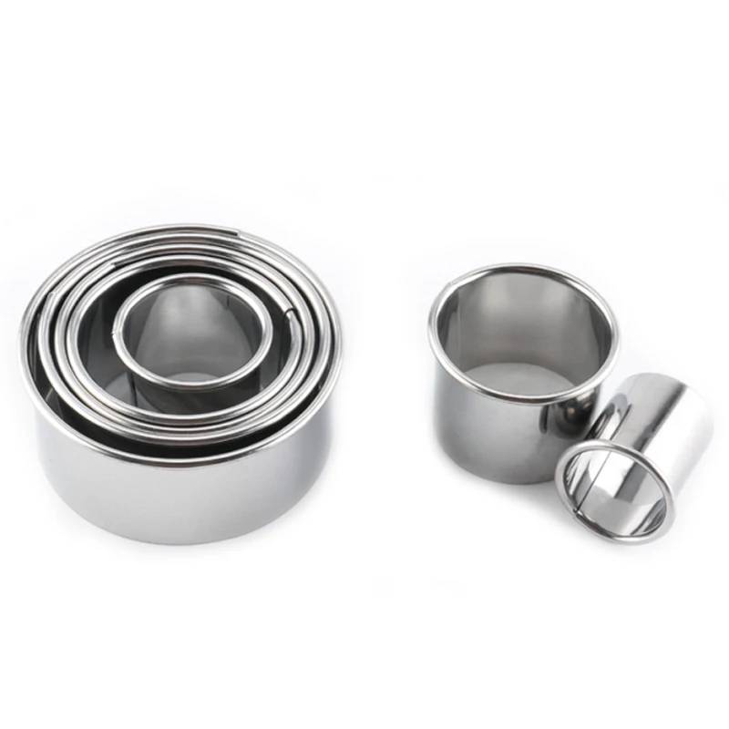 14 Pcs Stainless Steel Round Mousse Circle Kitchen Gadgets Cookie Mold Bakeware Cake Tools Baking DIY | Дом и сад
