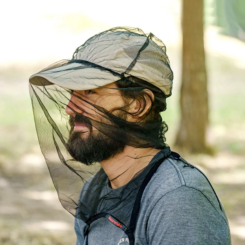 Naturehike High Visibility Packable Mosquito Head Net Mesh Insect Netting Bug Face Shield Soft Durable Fly Screen Protection |