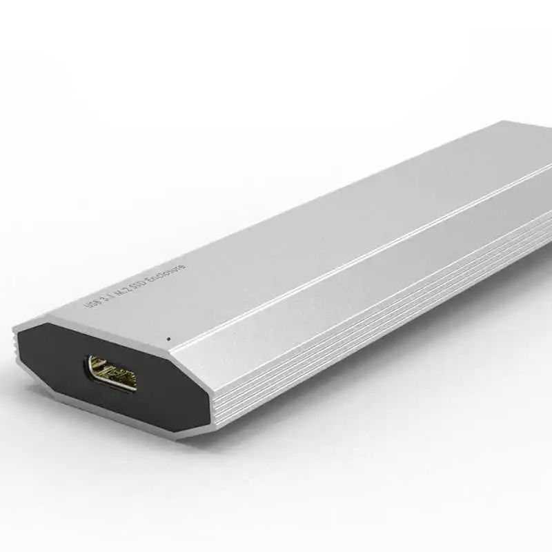 Nvme Pcie M.2 Ssd к Usb 3 1 Type C 10 Гбит/с внешний алюминиевый корпус охлаждения 2242 2280 Pci E M2 M Key