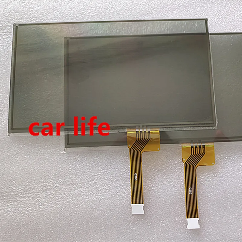 free shipping 2 pieces glass  touch Screen panel Digitizer Lens panel for Journey car DVD player gps navigation LQ065T5GG64 LCD