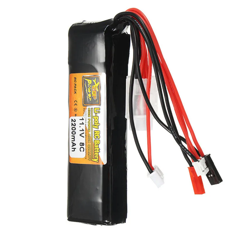 ZOP Power 7 4 В/11 1 В 2200 мАч 2S 3S 8C аккумуляторная Lipo батарея JR JST FUBEBA разъем для