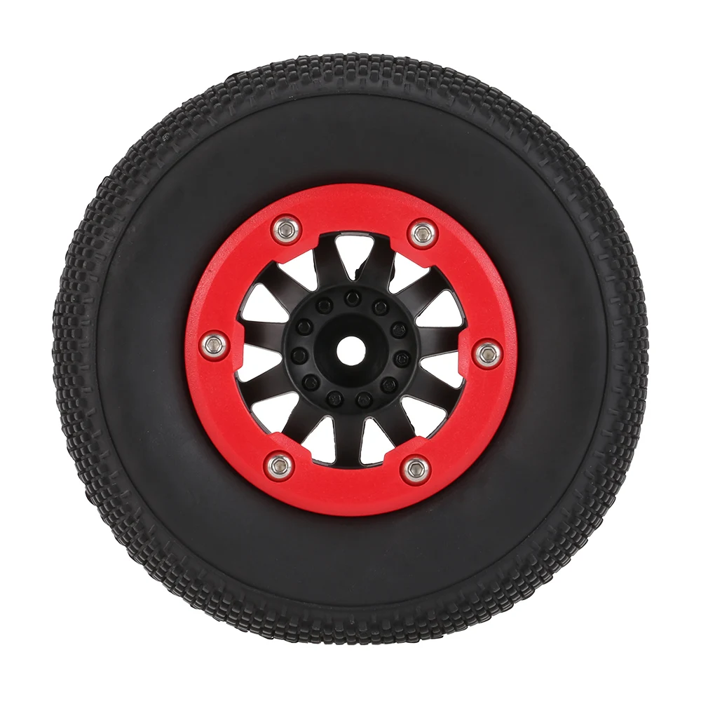 4Pcs AUSTAR AX-3008 High Performance 108mm 1/10 Scale Tires with Wheel Rim for Short Racing Truck RC Car | Игрушки и хобби