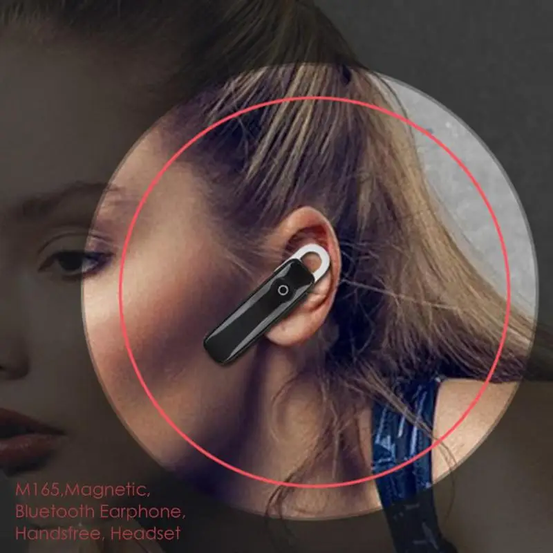 M165 беспроводные Bluetooth наушники гарнитура для звонков бизнес наушники|Наушники и